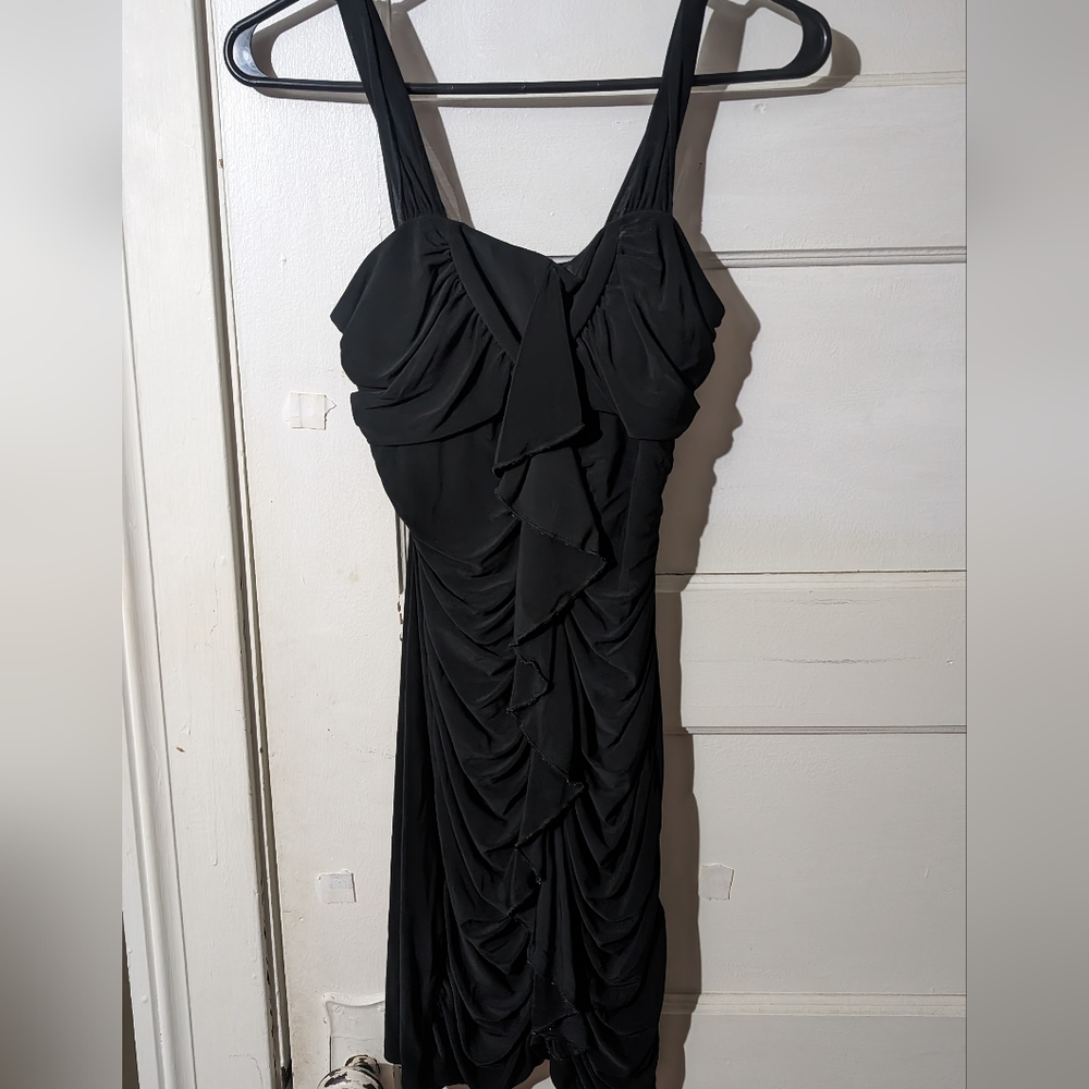 Black Cocktail/Party Mini Dress